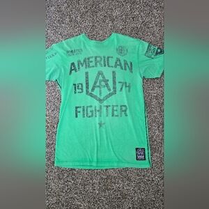 American Fighter Green Graphic Tee